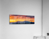 Sunset by Mt Fairweather and the Glacier Bay National Park in Al Acrylic Print