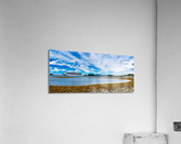 Mt Edgecumbe rises above Sitka with Viking cruise ship anchored Acrylic Print