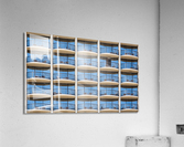 Pattern of hotel room balconies  Acrylic Print