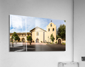 Cloudy day at Santa Ines Mission California Acrylic Print