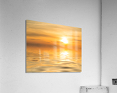Sunset over calm ocean or sea Acrylic Print