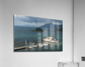 Vlacherna monastery near the airport on island of Corfu Acrylic Print