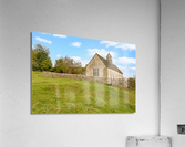 Exterior of St Oswald parish church Widford Impression acrylique
