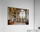Interior of St Mary Church Swinbrook Acrylic Print