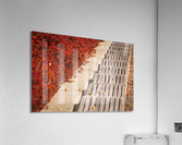 Modern wavy wooden bench in Yards Park Impression acrylique