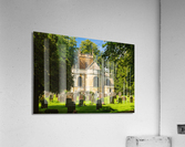 Church and graveyard in Honington Cotswolds Acrylic Print
