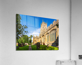 Church and graveyard in Chipping Campden Acrylic Print