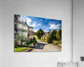 Old cotswold stone houses in Icomb Acrylic Print