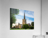Church and graveyard in Burford Acrylic Print