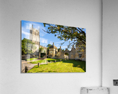 Church and gateway in Chipping Campden Acrylic Print