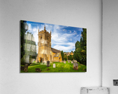 Stanway House and St Peters Church Stanton Impression acrylique
