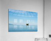 Small rocky island in Lake Champlain Acrylic Print