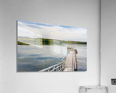 Lake Champlain by Fort Ticonderoga in the fall Acrylic Print