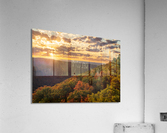 Sunset over Morgantown seen from Coopers Rock Acrylic Print