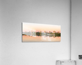 Sunset illuminates the city skyline of Harrisburg in Pennsylvani Acrylic Print