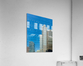 Reflection of offices in Chicago windows Acrylic Print