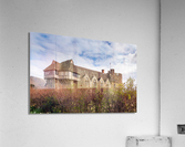 Stokesay Castle in Shropshire surrounded by hedge Acrylic Print