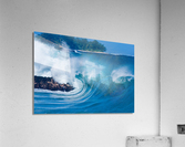 Powerful waves break at Lumahai Beach Kauai Acrylic Print