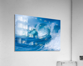 Powerful waves break at Lumahai Beach Kauai Acrylic Print