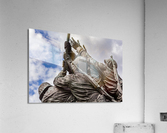Detail of Iwo Jima Memorial in Washington Acrylic Print