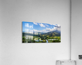 Hanalei valley from Princeville Kauai Impression acrylique