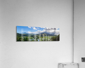 Hanalei valley from Princeville Kauai Impression acrylique