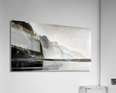 Misty sunset on Na Pali coastline Acrylic Print