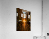 Manhattanhenge along 42nd street in NYC Acrylic Print