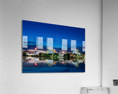 Heinz Field and Carnegie Science Center at night Acrylic Print