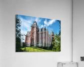 Side of Woodburn Hall at WVU Impression acrylique