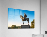 Statue of Stonewall Jackson at Manassas Impression acrylique