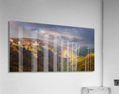 Dramatic rainbow over Waimea Canyon Acrylic Print