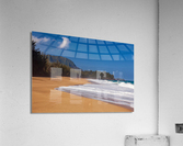 Lumahai beach in Kauai on winters day Impression acrylique