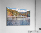 Marina and fall colors on Cheat Lake Morgantown Acrylic Print