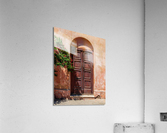 Wooden door in Unesco historical town of Colonia del Sacramento Acrylic Print