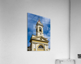 Punta Arenas cathedral church in main square in Chile Impression acrylique