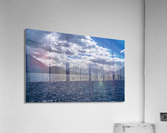 View across Todos los Santos lake towards Argentina from Petrohu Impression acrylique