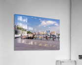 The Creek by Bur Dubai and Al Seef with large docked boats Acrylic Print