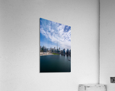 Offices and apartments of Dubai Business Bay with Downtown distr Impression acrylique