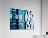 Detail of different designs on apartments in Business Bay Dubai Impression acrylique