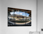 Fisheye lens view of Ruby Amphitheater in Morgantown WV Acrylic Print