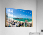 Panorama of Dubai observation wheel on Bluewaters Island Acrylic Print