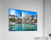 Artificial waterways around Souk Madinat Jumeirah in Dubai Acrylic Print