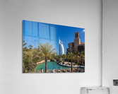 Artificial waterways around Souk Madinat Jumeirah in UAE Acrylic Print