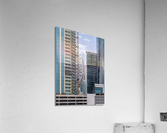 Detail of different designs on apartments in Business Bay Dubai Acrylic Print