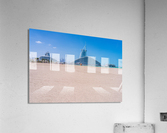 Iconic Burj al Arab behind newly constructed Marsa al Arab hotel Acrylic Print