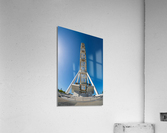 Fisheye view of Ain Dubai observation wheel on Bluewaters Island Acrylic Print