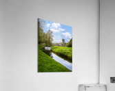 Springtime at Fountains Abbey ruins in Yorkshire England Acrylic Print