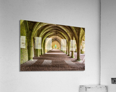 Cellarium under Fountains Abbey ruins in Yorkshire England Acrylic Print