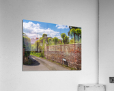 Georgian brick home by Love Lane in Ellesmere Shropshire Impression acrylique